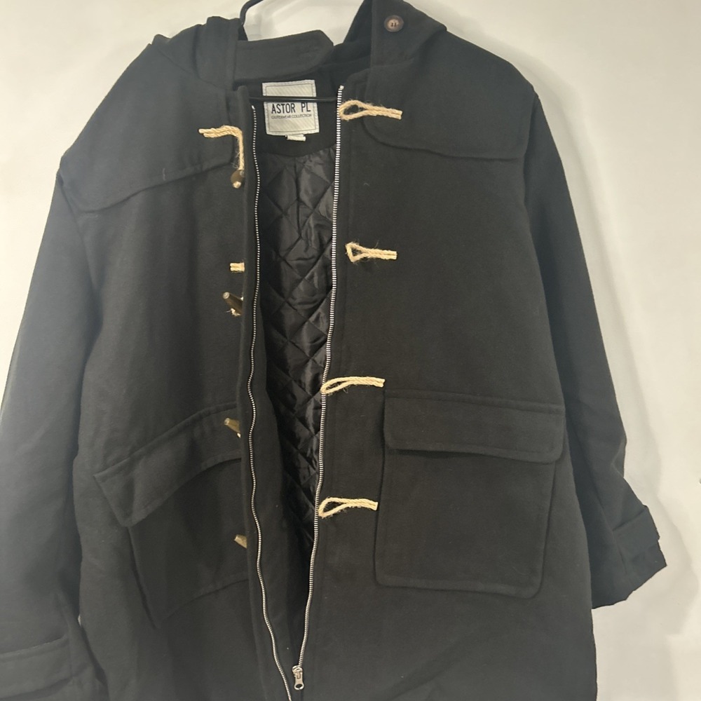 Astor PL Duffle Coat Black Size,3XL New